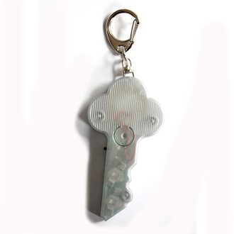Mini Smart Key Finder Locator Whistle Sound Control Anti-verloren Sleutelhanger Afstandsbediening Door Geluid, kleine Formaat Draagbare, Handig wit