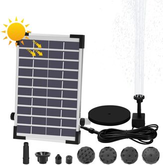 Mini Solar Fontein Pomp Zonne-energie Water Fontein Tuin Fontein Drijvende Water Solar Waterval Zwembad Vijver Tuin Decoratie