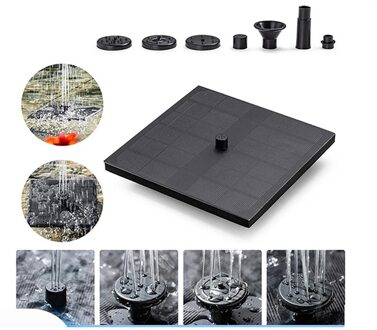 Mini Solar Power Fontein Tuin Zwembad Vijver Outdoor Zonnepaneel Vogel Bad Drijvende Fontein Pomp Tuin Decor