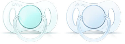 Mini Soother new born 0-2m blue - 2 pack SCF15101 (9322)