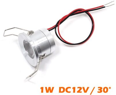Mini Spot Led Licht Plafond Lampen 1W DC12V Showroom Kabinet Verzonken Led Spotlight Luz Empotrada Lampara De Techo Gat d25mm Cold wit