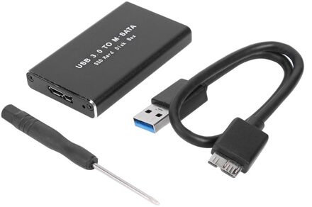 Mini Ssd Hard Drive Case USB3.0 Msata Adapter Harde Schijf Behuizing Aluminium Externe Harde Schijf Case