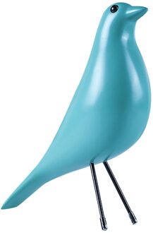 Mini Stained Vogel Glas Venster Gordijnen Acryl Muur Opknoping Vogels Decor Kamer Accessoires Scandinavische Ornamenten Decor #6 groen