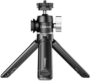 Mini Statief Uitschuifbare Dual Cold Shoe Balhoofd Statief Met 360 Graden Bal Hoofd Koude Schoen Voor Camera Iphone Android monopod Dslr U-Vlog lite