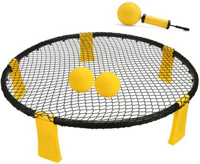 Mini Strand Volleybal Spike Ball Game Set Outdoor Teamsporten Spikeball Gazon Fitness Apparatuur Met 3 Ballen