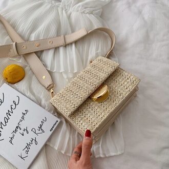 Mini Stro Crossbody Tassen Voor Vrouwen Zomer Kleine Dames Lederen Portemonnees En Handtassen Vrouwelijke Reizen Schoudertas khaki