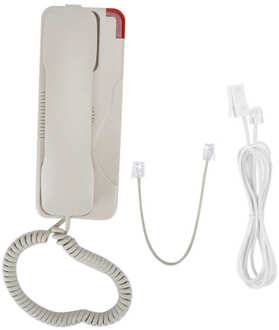 Mini Telefoon Thuis Vaste Telefoon Desktop Wandmontage Telefoon Vaste Bedrade Telefoon Voor Home Office Business Hotel Gebruik wit