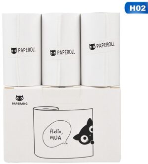 Mini Thermische Printer Draadloos 57*30Mm Gevoelige Sticker Printen Papier Met 3Rolls 5M Verkeerde Topic zelfklevend Papier 02