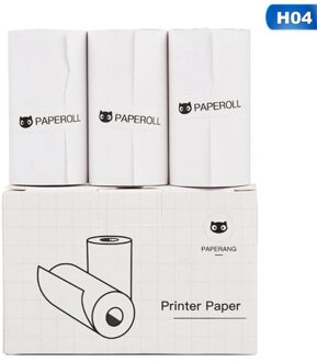 Mini Thermische Printer Draadloos 57*30Mm Gevoelige Sticker Printen Papier Met 3Rolls 5M Verkeerde Topic zelfklevend Papier 04