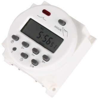 Mini Timers Digitale Programmeerbare LCD Power Timer Wekelijkse 7 Dagen Schakelaar Relais 8A-16A 10A DC 12 V/24 v/110 V/220 V 12V
