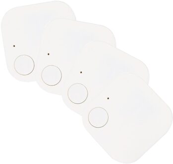 Mini Tracking Device Key Kind Finder Pet Tracker Locatie Bluetooth Tracker Smart Tracker Voertuig Anti-verloren Waterdichte Tool wit