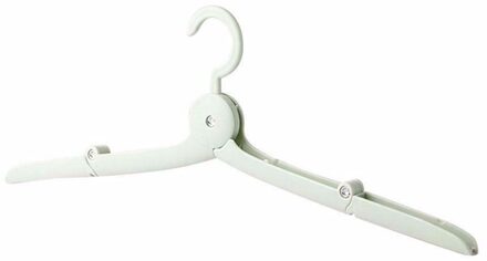 Mini Travel Folding Hangers Multifunctionele Draagbare Kleding Opknoping Reizen Slip Droogrek Kleding Organizer Ruimtebesparend groen
