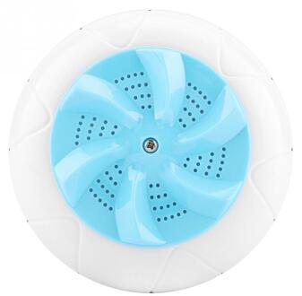 Mini Trillingen Wasmachine Vlekken Ultrasound Wasserij Stomerij Machine Voor Reizen Blauw