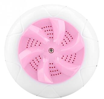 Mini Trillingen Wasmachine Vlekken Ultrasound Wasserij Stomerij Machine Voor Reizen Roze