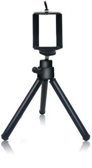 Mini Tripod Aluminium Metal Lichtgewicht Tripod Stand Mount Voor Telefoon Met Telefoon Clip Statief statief met Clip