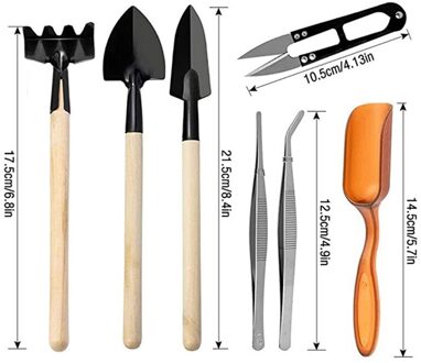 Mini Tuin Hand Succulenten Tool Transplanteren Tuinieren Tool Set Miniatuur Planten Indoor Bonsai Tuinieren Kit