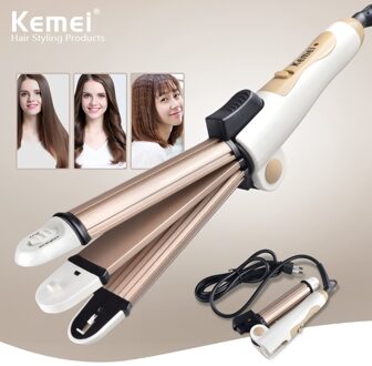 Mini Uitvoering Opvouwbare Stijltang Krullend Haar Melk