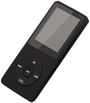 Mini Ultra-Dunne Afspelen MP3 Speler Lossless Geluid Muziekspeler Met Hoofdtelefoon Fm Recorder Tf Card 80 Uur Sport walkman Z1021 zwart