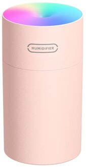Mini Ultrasone Luchtbevochtiger Romantische Zacht Licht Usb Essentiële Olie Diffuser Auto Luchtreiniger Aroma Anion Mist Maker Roze