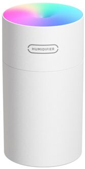 Mini Ultrasone Luchtbevochtiger Romantische Zacht Licht Usb Essentiële Olie Diffuser Auto Luchtreiniger Aroma Anion Mist Maker wit