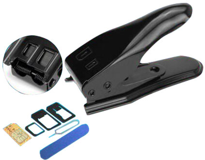 mini universele alle in een micro nano sim-kaarten cutter voor apple iphone 6 plus 5 4 s voor ipad cutter Adapter