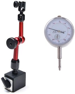 Mini Universele Magnetische Base Holder Stand 0-0.08/10Mm Meetklok Voor Apparatuur Kalibratie Blauw