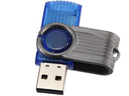 Mini Usb 2.0 Micro Sd Tf Geheugenkaartlezer Hoge Snelheid Plastic Draaien Adapter Voor Tablet Pc Laptop GK99