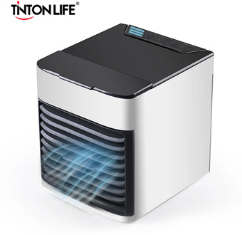 Mini USB Air Cooler Fan Portable Air Conditioner Humidifier Purifier Light Desktop Air Cooler Fan for Office