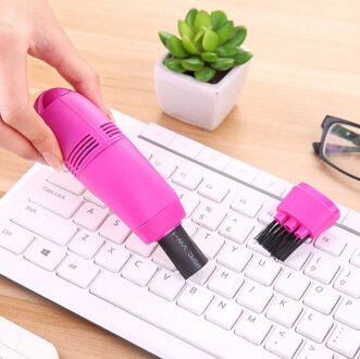 Mini Usb Keyboard Cleaner Pc Laptop Cleaner Computer Vacuüm Cleaning Kit Tool Verwijder Dust Borstel Thuis Bureau Cleaning Tools Rood