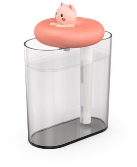 Mini Usb Leuke Luchtbevochtiger Stille Ultrasone Diffuser Mist Maker Kleurrijke Veranderende Led Nachtlampje Voor Thuis Kantoor Auto # WL1 roze