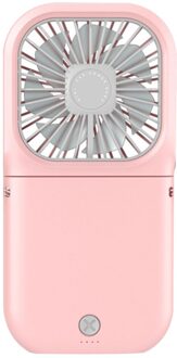 Mini Usb Ventilator Elektrische Pocket Air Cooling Fans 3 Speed Verstelbare Home Office Outdoor Fan Handheld Kleine Pocket Fan Ventilador A roze