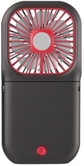 Mini Usb Ventilator Elektrische Pocket Air Cooling Fans 3 Speed Verstelbare Home Office Outdoor Fan Handheld Kleine Pocket Fan Ventilador A zwart