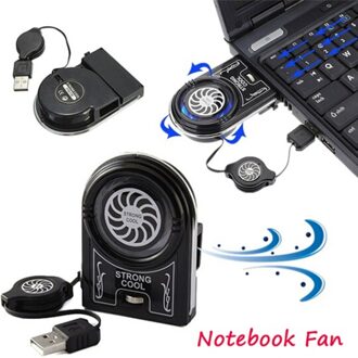 Mini Vacuüm Sterke Cool Air Extract Usb Notebook Laptop Cooling Koeler Fan Pad Flexibele Externe Voor Notebook Laptop