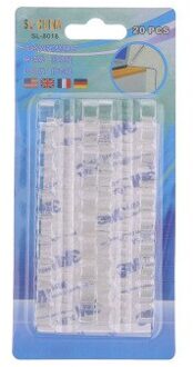 Mini Vaste Clip Hoofdtelefoon Kabel Houdt Vaste Kabel Clip Kabel Behuizing Clip Datakabel Winkel Clip Afwerking En Fixing Tool transparant