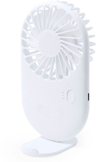 Mini ventilator houder Fanger - wit - verkoeling in zomer