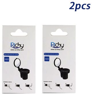 Mini Verstelbare Fiets Achteruitkijkspiegel Road Fietsstuur Flexibele Veilig Achteruitkijkspiegel Achteruitkijkspiegel 360 Graden Draaien Fietsen 2stk