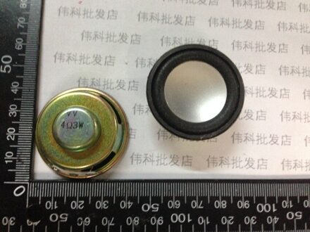 Mini versterker Rubberen rand sound speaker 4 ohm 3 watt 4R 3 W speaker Diameter 40 MM 4 CM dikte 18.2 MM Luidspreker