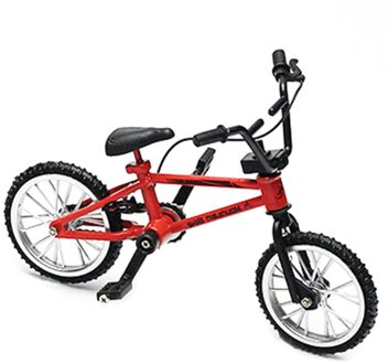 Mini Vinger Bmx Speelgoed Mountainbike BMX Fiets Vinger Speelgoed Creatieve Spel Pak Kinderen Volwassen Speelgoed Voor Kinderen rood