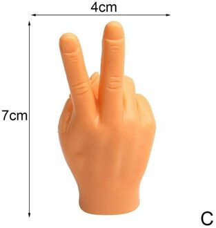 Mini Vinger Speelgoed Vinger Marionet Vijf Vingers Hand Open Game Rechts Grappig Speelgoed Hand Tiny Seek Palmen Verbergen En Pupp links C3E0