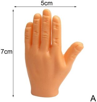 Mini Vinger Speelgoed Vinger Marionet Vijf Vingers Hand Open Game Rechts Grappig Speelgoed Hand Tiny Seek Palmen Verbergen En Pupp links C3E0