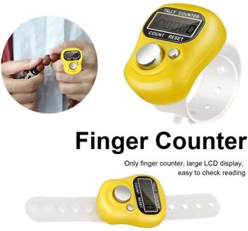 Mini Vinger Teller Draagbare Lcd Elektronische Digitale Teller Outdoor Indoor Compact Mini Stitch Marker En Rij Vinger Teller