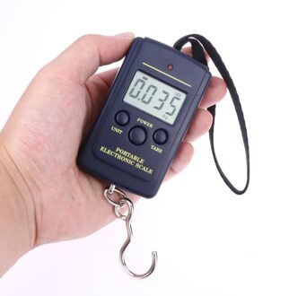 Mini Vissen Schalen 40Kg X 10G Draagbare Elektronische Vissen Bagage Reizen Digital Pocket Gewicht Opknoping Haak Schaal