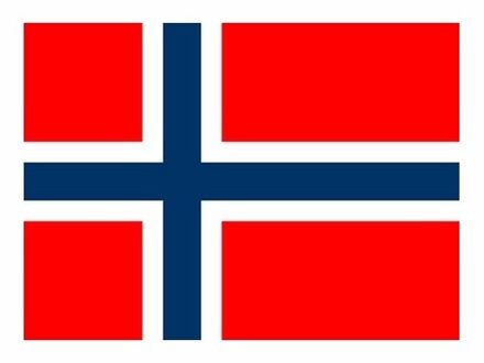 Mini vlag Noorwegen 60 x 90 cm Multi