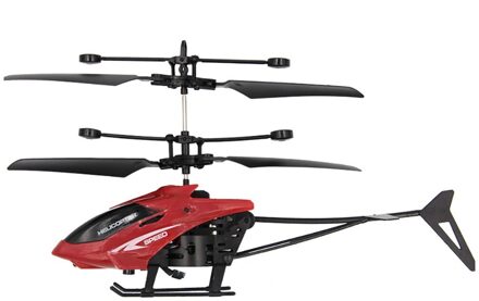 Mini Vliegende Rc Infraed Inductie Helikopter Vliegtuigen Knipperlicht Rc Drone Infraed Inductie Kid Kerst Speelgoed C140 # rood