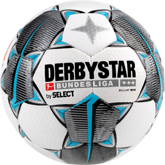Mini Voetbal Bundesliga Brillant Mini Wit zwart petrolblauw maat 0