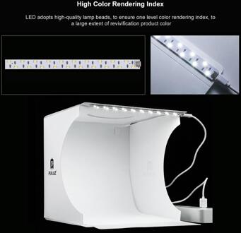 Mini Vouwen Lightbox Camera Fotostudio Doos Fotografie Light box Tent kit lightroom Emart Diffuse Studio Softbox lightbox
