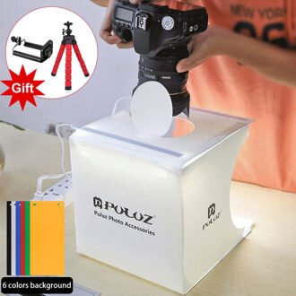 Mini Vouwen Lightbox Fotografie Foto Studio Softbox 2 Panel Led Light Soft Box Foto Achtergrond Kit Light Box Voor Dslr camera