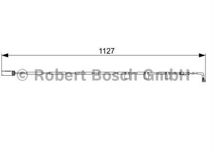 Mini Waarschuwingscontact, remvoering-/blokslijtage achter