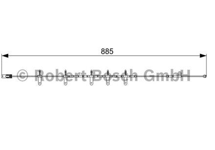 Mini Waarschuwingscontact, remvoering-/blokslijtage Voor