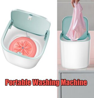 Mini Wasmachine Wasserij Machine Washer Usb Opladen Persoonlijke Compact roze